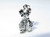 Moose with Children sterling silver charm .925 Mooses charms additional view