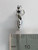 Angel sterling silver charm pendant .925 x 1 Angels Protection charms A1 side view