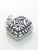 Ring in an opening box sterling silver charm .925 x 1 Engagement charms side view