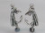 Fly - Lure Fishing sterling silver charm .925 Fishermans charms alternate view
