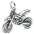 Dirt bike motocross sterling silver charm .925 x 1 Dirtbike Motorbike