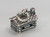 Log Cabin sterling silver charm .925 Holiday Escape charms additional view