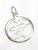 Love symbol Chinese sterling silver charm .925 Peaceful charms additional view