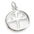 Peace symbol Chinese sterling silver charm .925 Peaceful charms