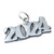 2024 year sterling silver charm .925 x 1 Years Anniversary Graduate