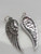 Angel Wing sterling silver charm pendant .925 x 1 Protection charms image 6