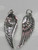 Angel Wing sterling silver charm pendant .925 Protection charms A1 alternate view