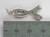 Hope ribbon sterling silver charm pendant .925 x 1 Ribbons charms detail