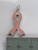 Hope ribbon sterling silver charm pendant .925 x 1 Ribbons charms size example