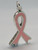 Hope ribbon sterling silver charm pendant .925 Ribbons charms alternate view