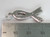 Faith Ribbon sterling silver charm pendant .925 Ribbons charms side view