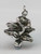 Lily Flower sterling silver charm pendant .925 Lilies flowers charms additional view