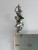 Flower sterling silver charm .925 flowers charms side view