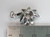 Flower sterling silver charm .925 flowers charms detail