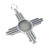 Zia sterling silver pendant .925 Sacred Sun Symbol pendants