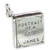 Portrait of a Lady book by James sterling silver charm .925 books