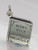 Moby Dick book by Herman Melville sterling silver charm .925 books additional view