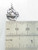 Universe sterling silver charm .925 Space Planets Stars charms side view