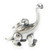 Sauropoda dinosaur SMALL sterling silver charm .925 Sauropods charms