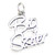 Big Sister sterling silver charm .925 x 1 Family and Sisters charms A1