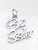 Big Sister sterling silver charm .925 x 1 Family and Sisters charms A1 additional view
