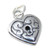 Heart sterling silver charm .925 x 1 Hearts & Love charms