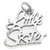 Little Sister sterling silver charm .925 x 1 Family & Sisters charms