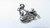 Rafting sterling silver charm .925 x 1 River Rafters white water charms detail