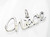 Niece sterling silver charm .925 x 1 Family charms additional view