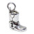 Boot sterling silver charm .925 x 1 Single Boots charms