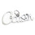 Cousin sterling silver charm .925 x 1 Cousins and Family charms