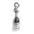 Bottle of Wine sterling silver charm .925 x 1 Bottles of Wines charms A2