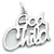 God Child sterling silver charm .925 x 1 Christening charms