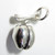 Peach sterling silver charm .925 Fruit and Peaches charms additional view