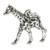 Giraffe sterling silver charm .925 x 1 Giraffes charms