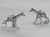 Giraffe sterling silver charm .925 x 1 Giraffes charms image 7