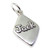 Jack of Diamonds sterling silver charm .925 Playing games Cards charms