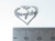 Daughter sterling silver charm pendant .925 Daughters charms A size example