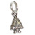 Arrowhead TINY sterling silver charm .925 x 1 Arrow Head charms