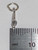 Arrowhead TINY sterling silver charm .925 Arrow Head charms side view
