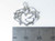 13 sterling silver charm .925 Age Birthday Number Thirteen charms size example