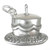 Happy Birthday cake sterling silver charm .925 x 1 Birthdays cakes 2D