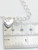 6 Inch Childs sterling silver charm bracelet .925 charms bracelets side view