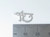 15 sterling silver charm .925 Birthday Age Number Fifteen charms detail