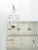 Cross cut out style sterling silver charm pendant .925 Crosses side view