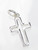 Cross cut out style sterling silver charm pendant .925 x 1 Crosses additional view