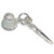 Thimble and Scissors Sterling Silver Charm .925 x 1 Sewing Charms