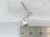 Thimble and Scissors Sterling Silver Charm .925 Sewing Charms size example
