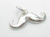 Moustache sterling silver charm .925 x 1 Mustache Moustaches charms additional view
