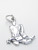 Cowboy Boots 2D sterling silver charm .925 Cow Girl charms A1 additional view